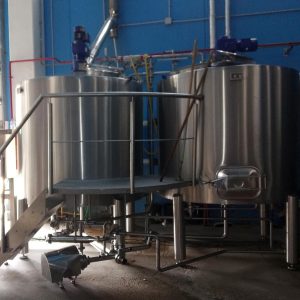 1 Sala de cocción vapor de 2.000 litros/batch seminueva fabricada en Alemania