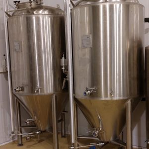 2 Fermentadores isobáricos de 10 hl (1.200 litros)
