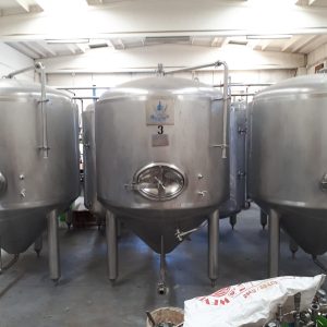 El lote incluye: 11 tanques de 15 hl (Fermentadores; Maduradores y BBT isobáricos)