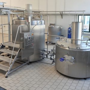 1 Planta Cervecera Simatec 24 hl/batch (alto rendimiento). Permite 3 cocciones día