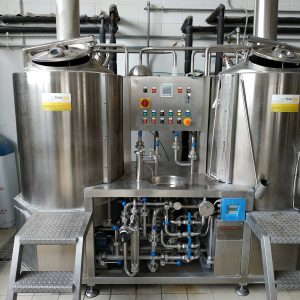 1 Sala de cocción Vapor de 250 litros marca EasyBräu - Impiantinox