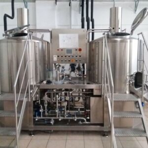 1 Brewhouse de 500 litros EasyBräu-Impiantinox Compact-Brau Eléctrica