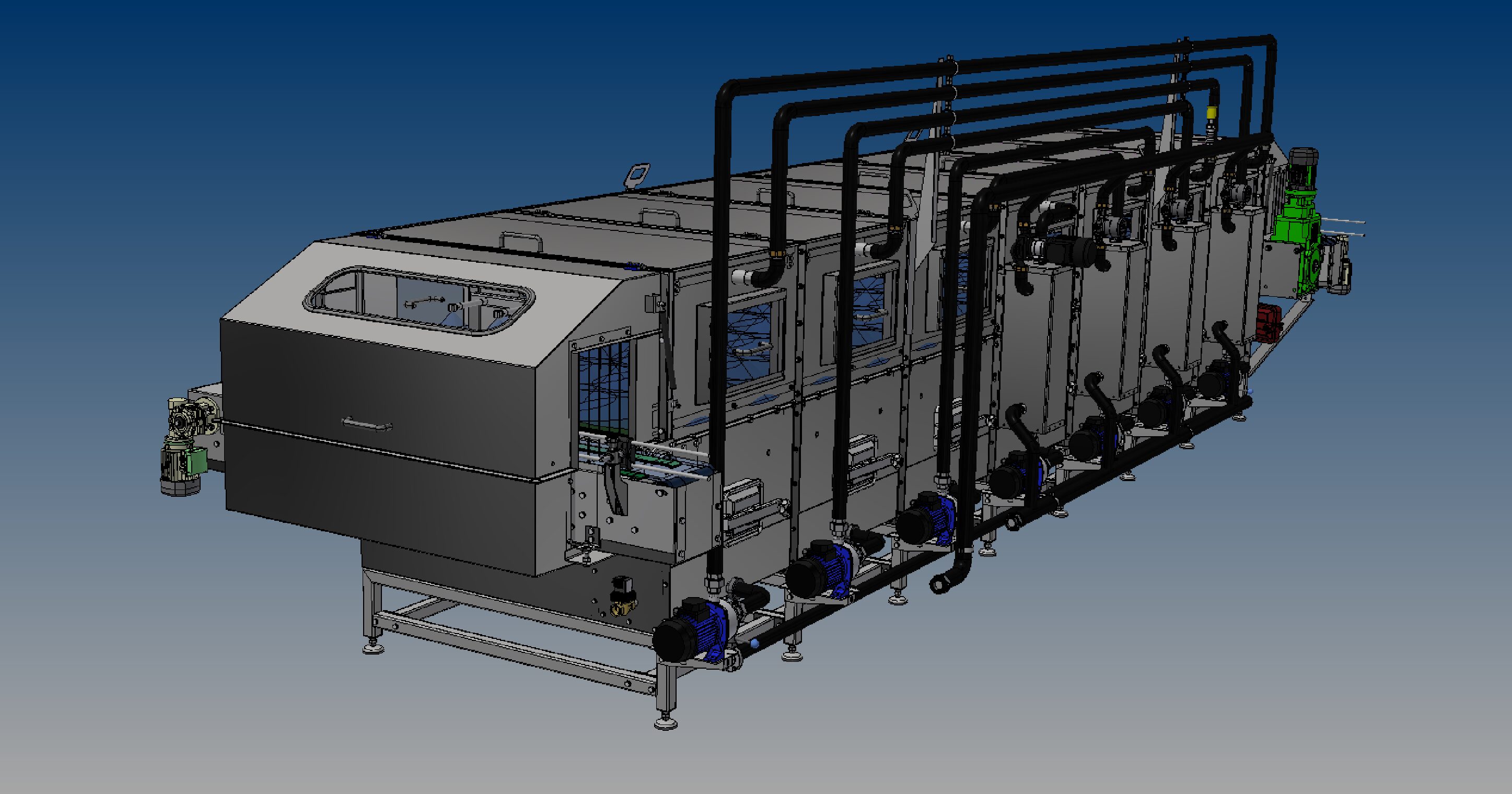 Túnel Pasteurizador Mod. MBREW 1000